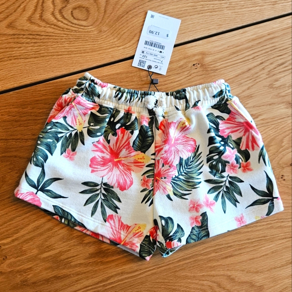 Zara Floral Shorts - NWT - Size 7